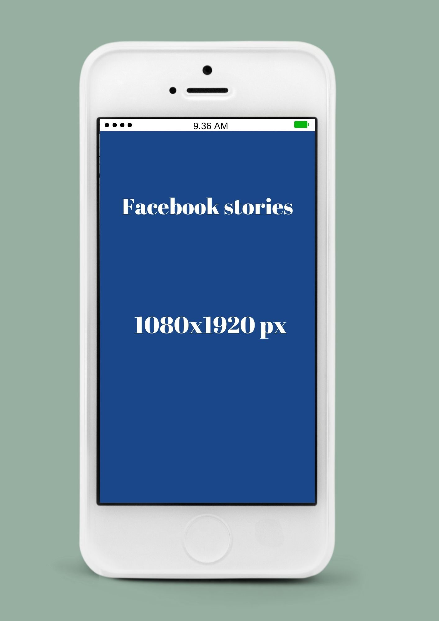 taille image de stories facebook 1080 x 1920 pixels