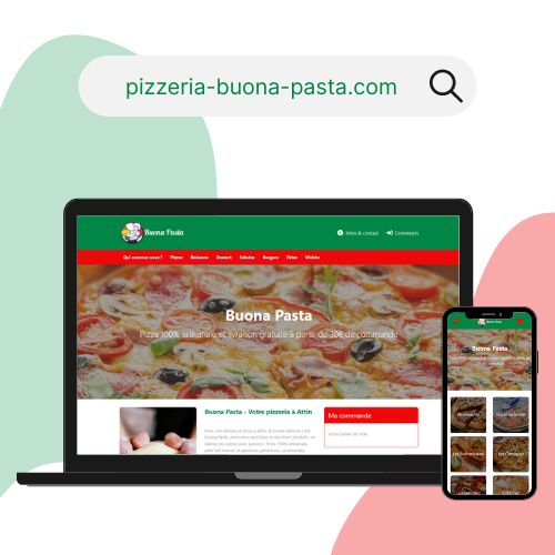 creation-site-pizzeria-e-commerce-buona-pasta création de site internet pizzeria e-commerce pas de calais