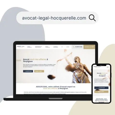 Référencement site internet avocat droit des affaires - Digidream