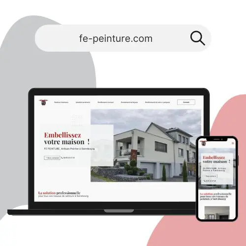 Création site internet artisan peintre - Digidream