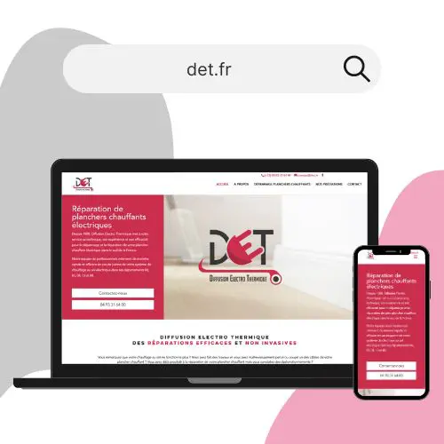 Site internet chauffagiste - Digidream